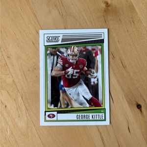 🏈 3/$10 🏈 GEORGE KITTLE 2022 Panini Score Football Trading Card # 165